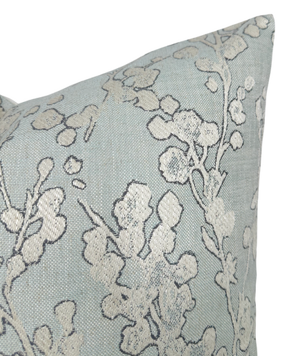 Aylin Floral Pillow in Eucalyptus
