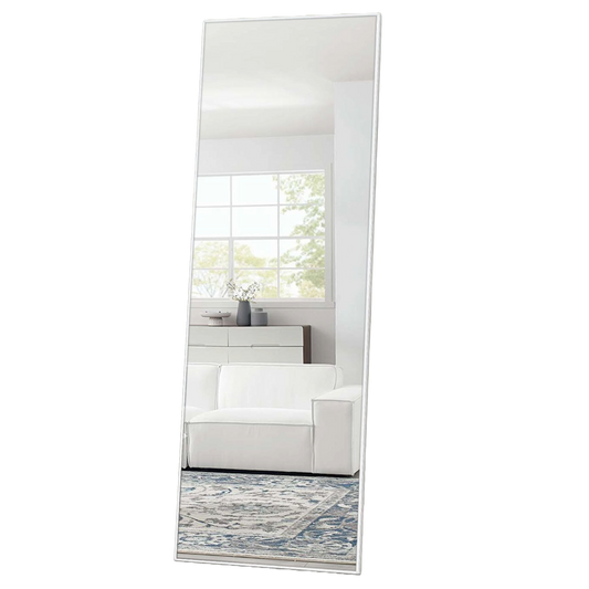 Freestanding Silver Full-length Floor Mirror
