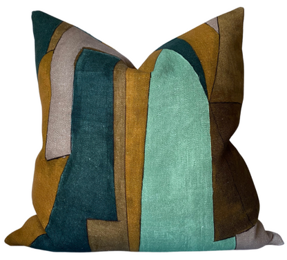 District Pillow in Tobacco