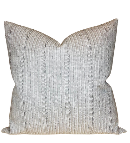 Saqqara Woven Pillow in Albatross