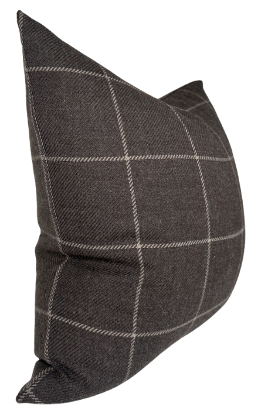 Bancroft Wool Pillow in Sable Brown