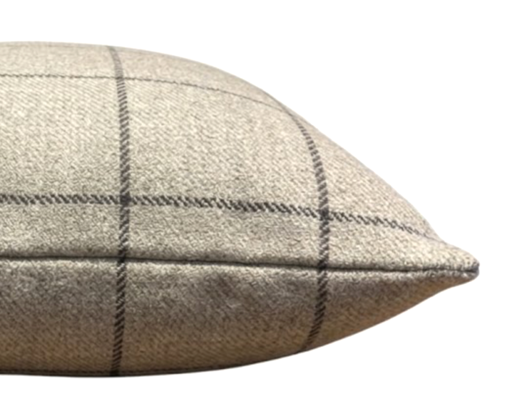 Bancroft Wool Pillow in Malt Brown