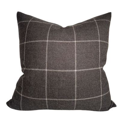 Bancroft Wool Pillow in Sable Brown
