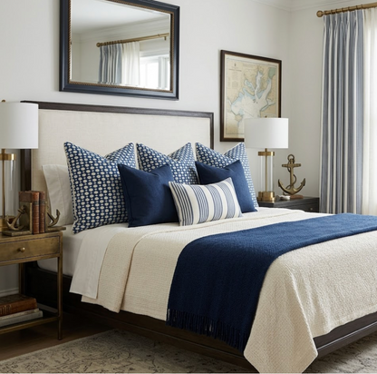 Betwixt Pillow in Indigo