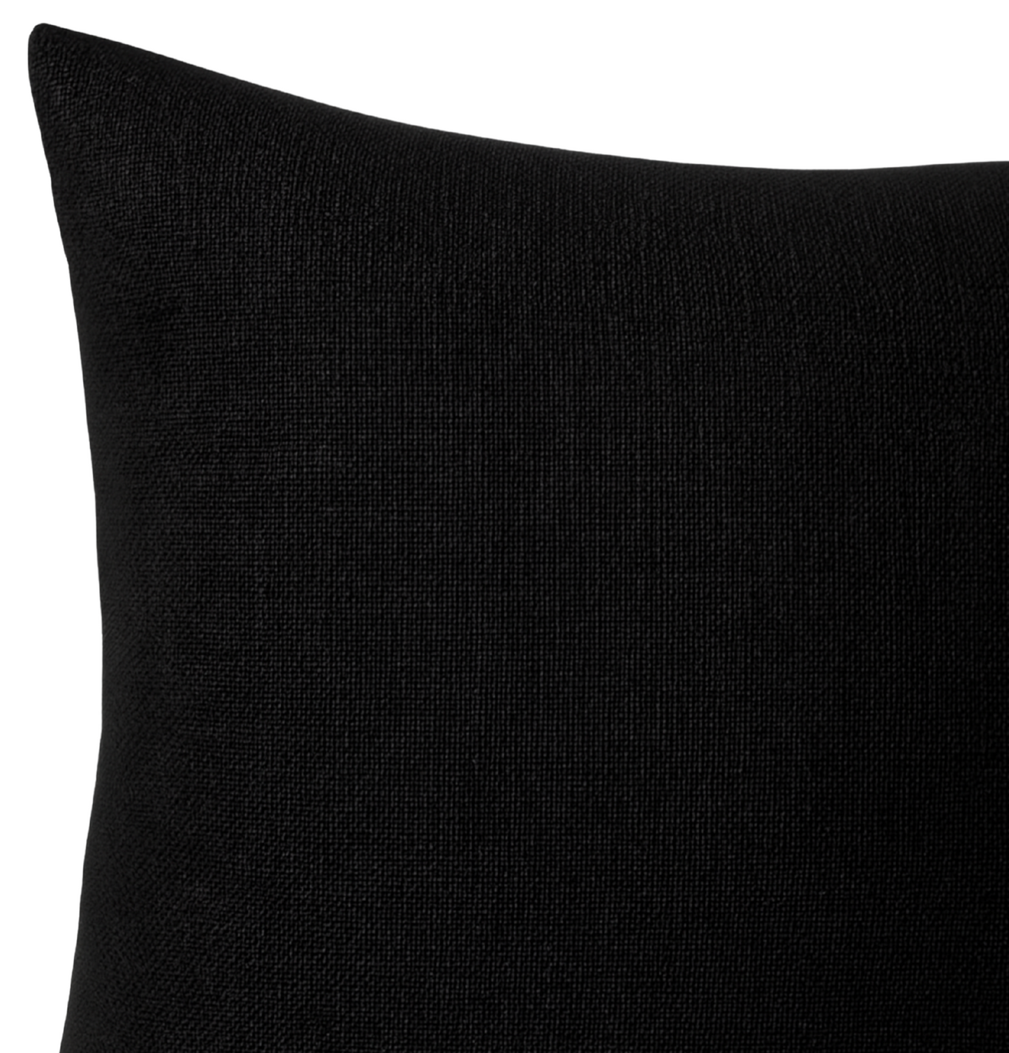 Dashes Print Mudcloth Pillow in Black