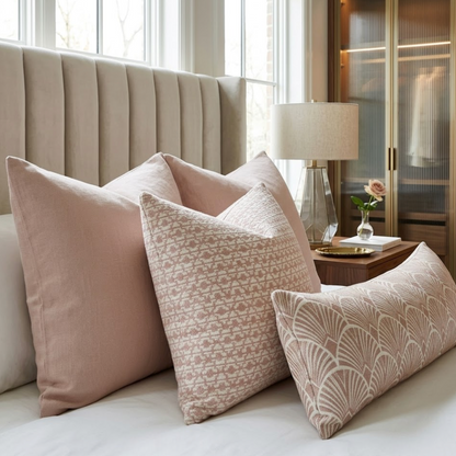 Byron Pillow in Petal