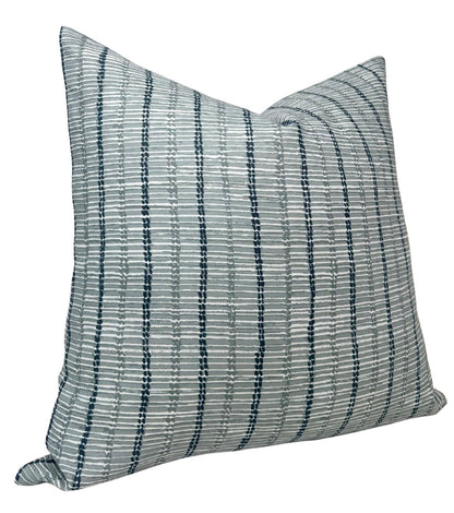 Taza Pillow in Mineral Blue