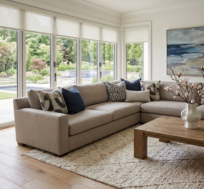 Colonnade Pillow in Onyx