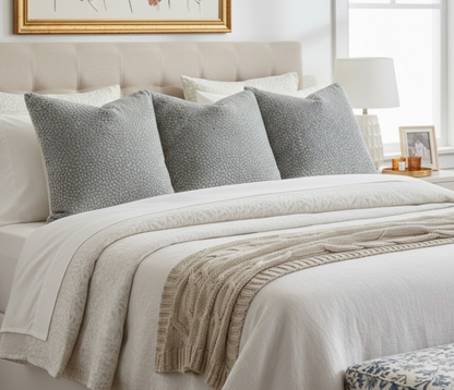 Cosma Velvet Pillow in Grey