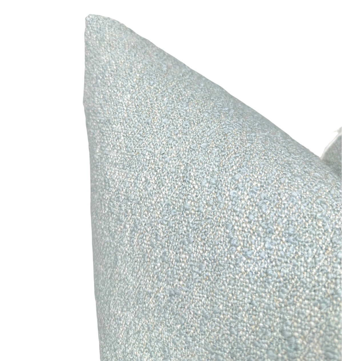 Vail Boucle Pillow in Blue