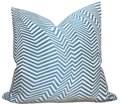 Sea Swell Pillow in Blue