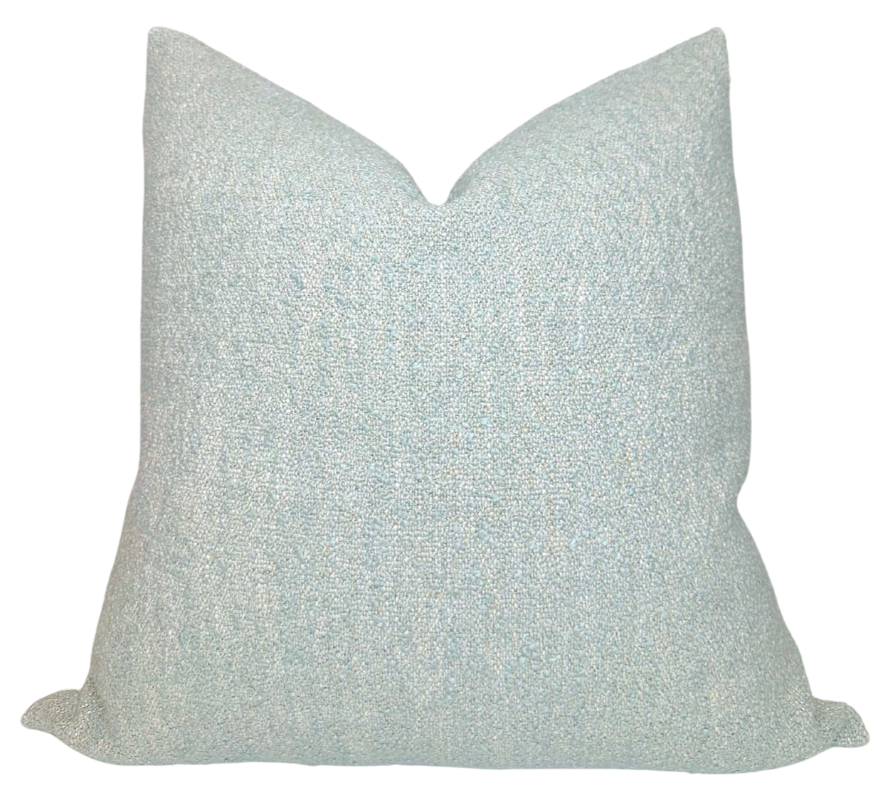 Vail Boucle Pillow in Blue