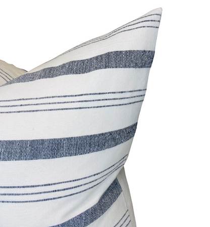 Lima Stripe Pillow in Natural