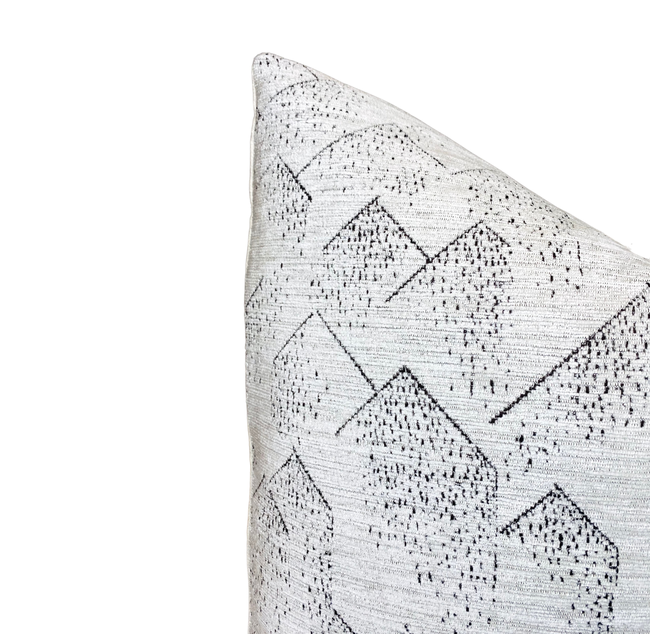Brink Pillow in Graphite Ivory