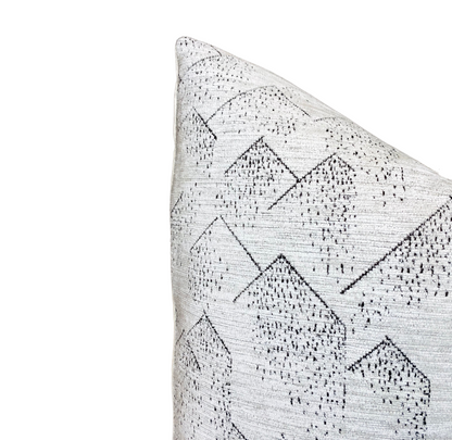 Brink Pillow in Graphite Ivory