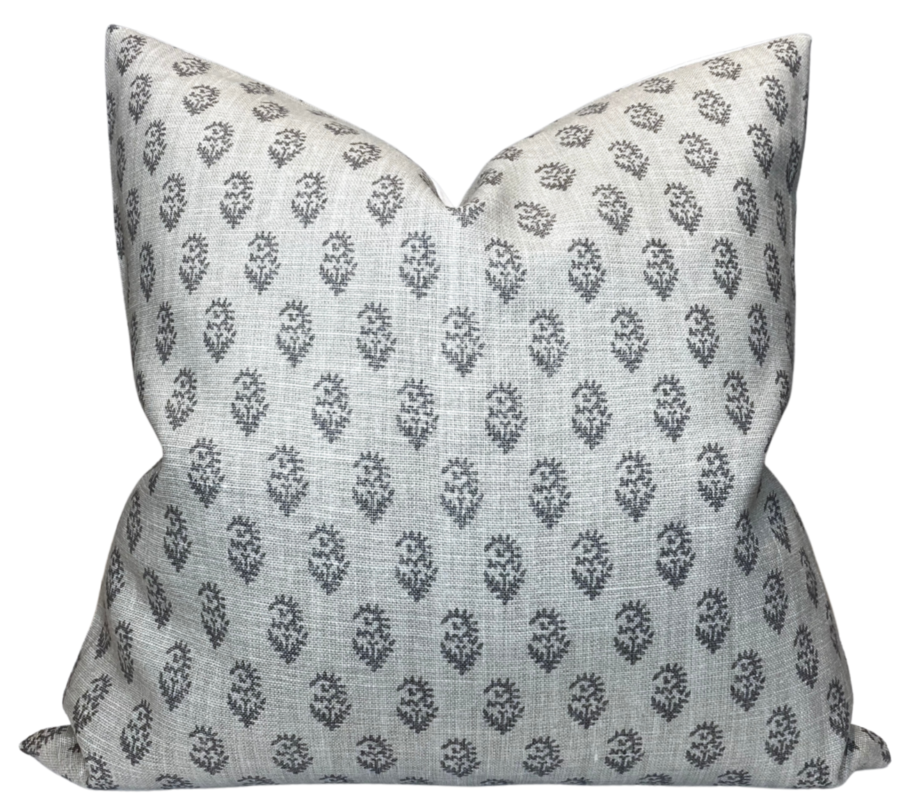 Rajmata Tonal Pillow in Ash Grey