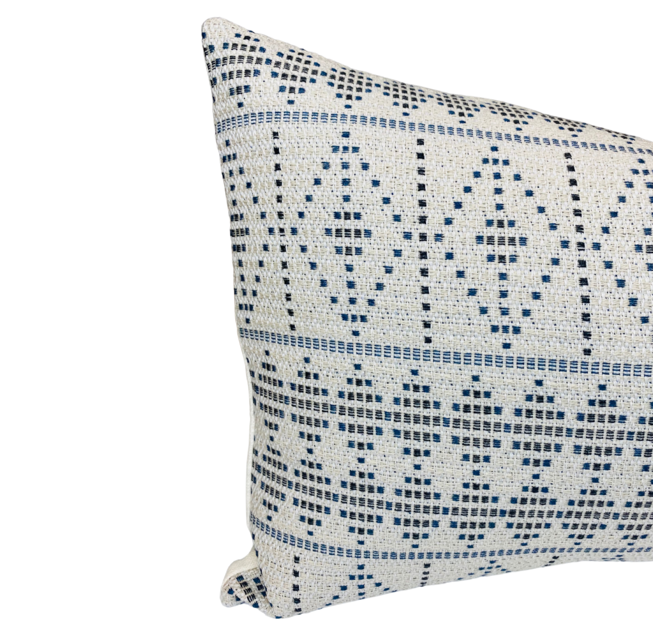 Souk Pillow in Onyx Indigo, Indoor Outdoor Pillows
