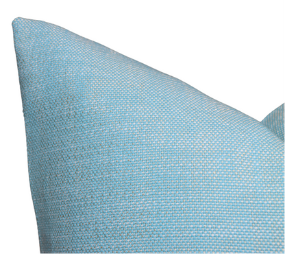 Outdoor Rough 'n Rowdy Woven Pillow in Poolside Blue