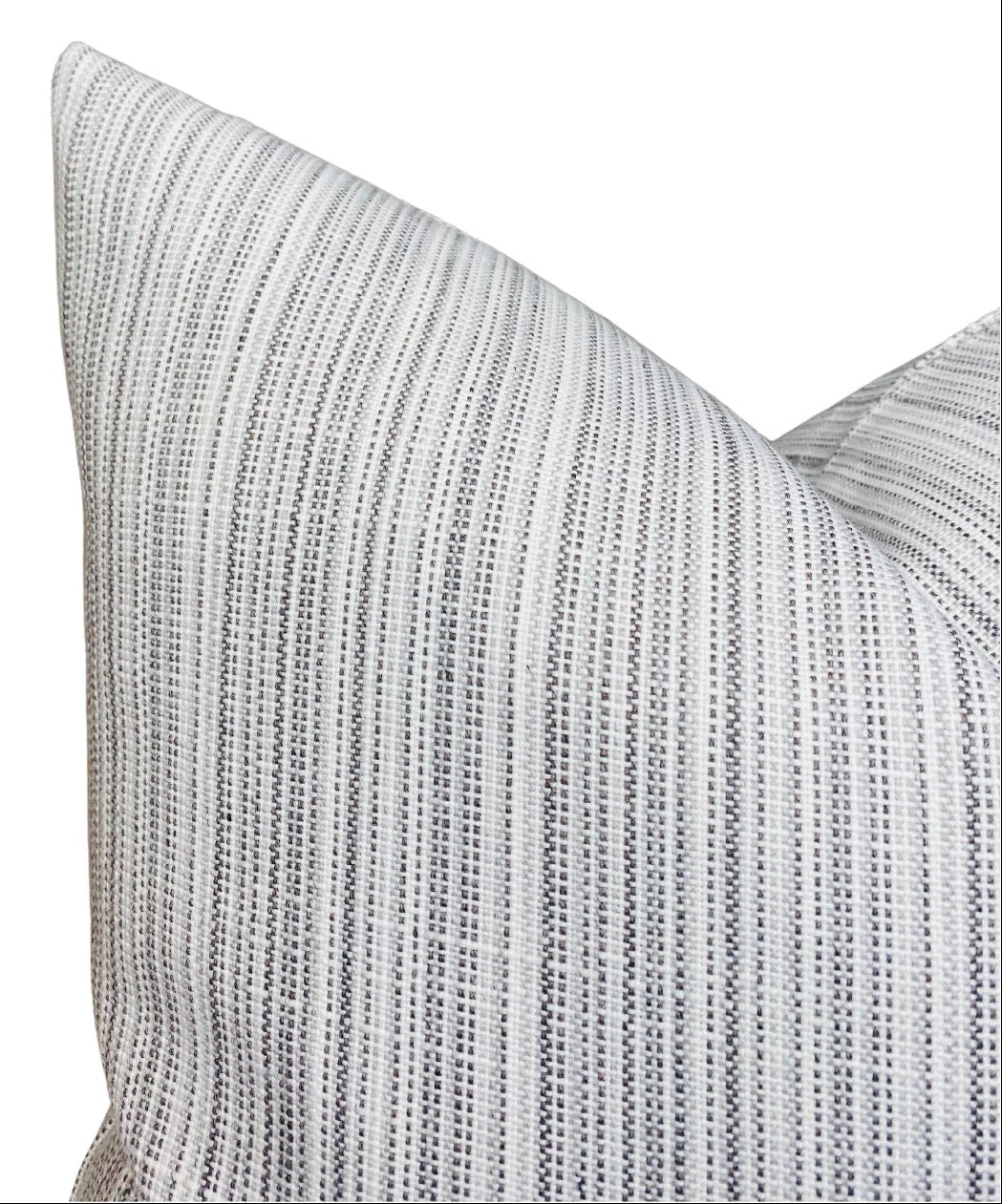 Veranda Strie Pillow in Grey