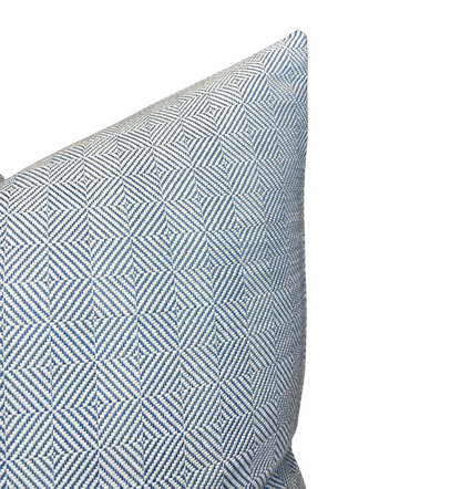 Chelsea Square Pillow in Blue Haven