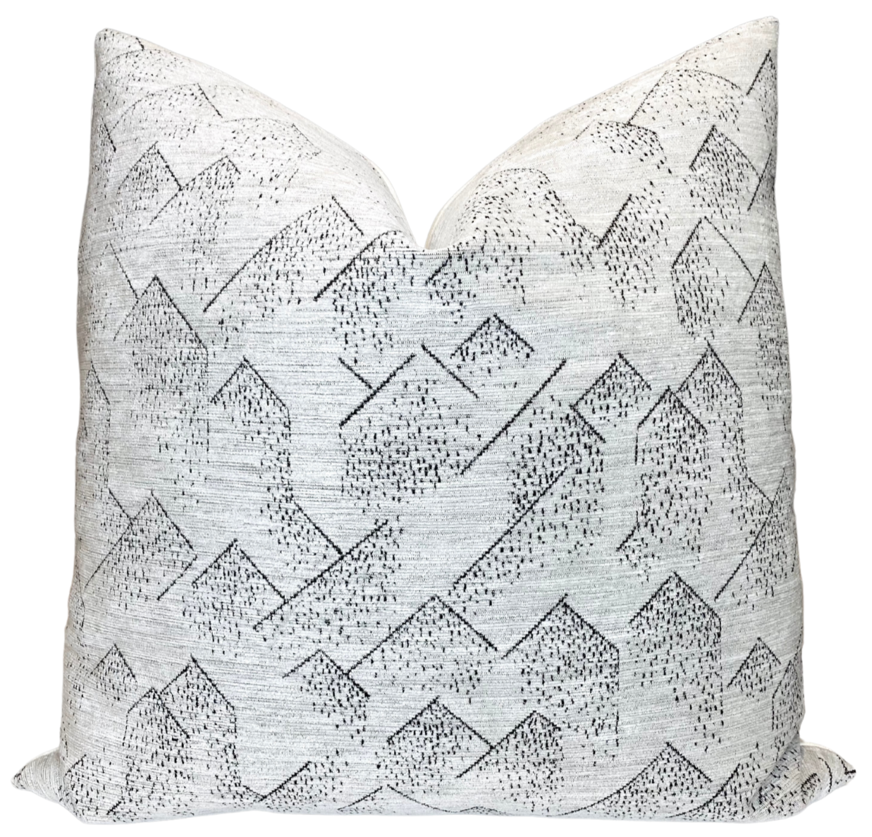 Brink Pillow in Graphite Ivory
