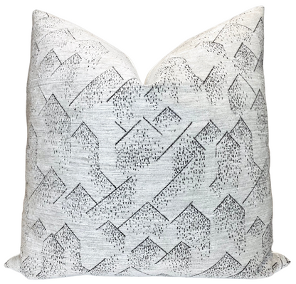 Brink Pillow in Graphite Ivory
