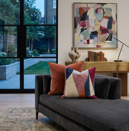 District Pillow in Claret