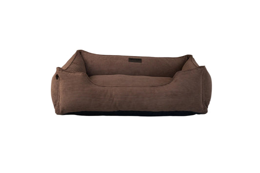 Milk Chocolate Corduroy Sleeper Pet Bed