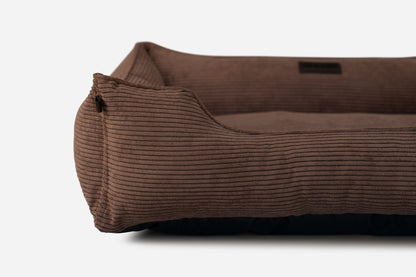 Milk Chocolate Corduroy Sleeper Pet Bed