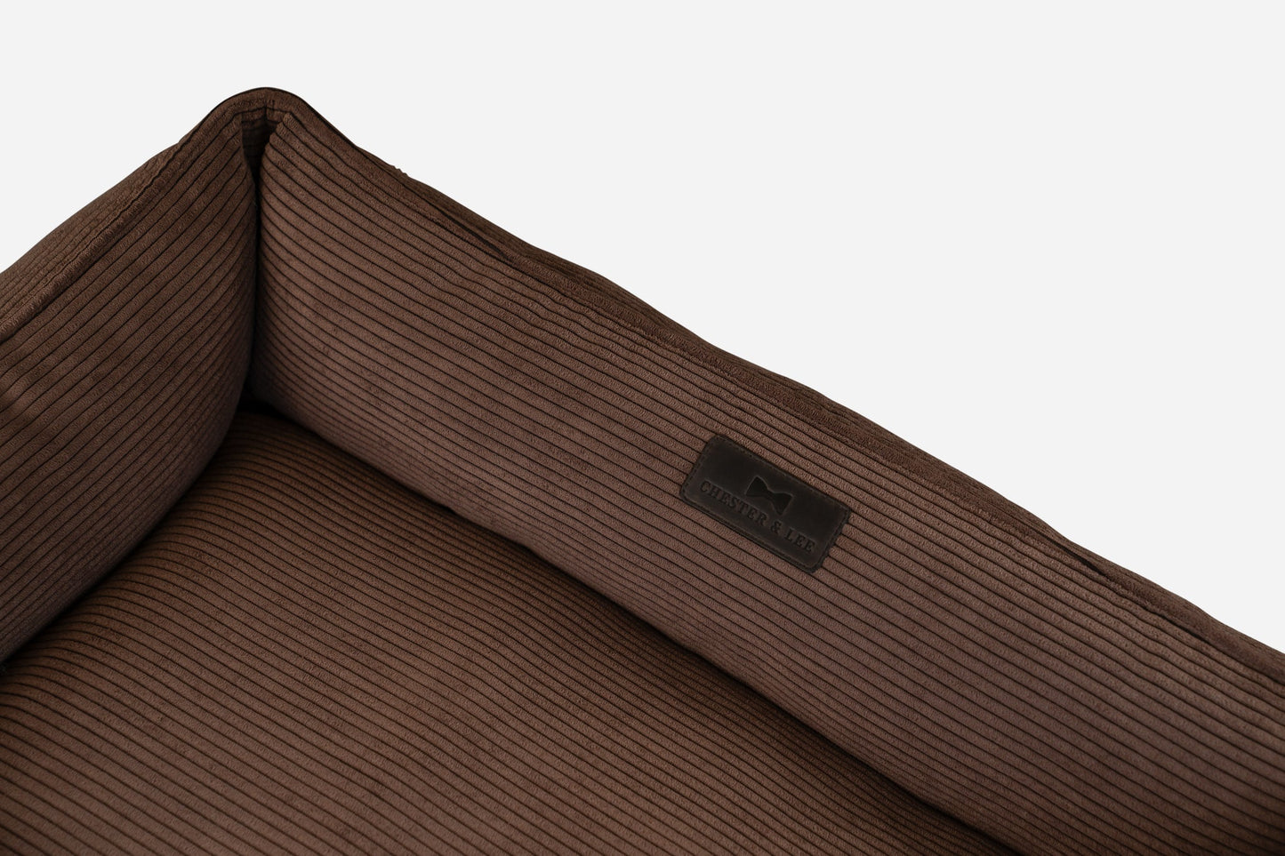 Milk Chocolate Corduroy Sleeper Pet Bed