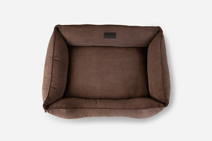 Milk Chocolate Corduroy Sleeper Pet Bed
