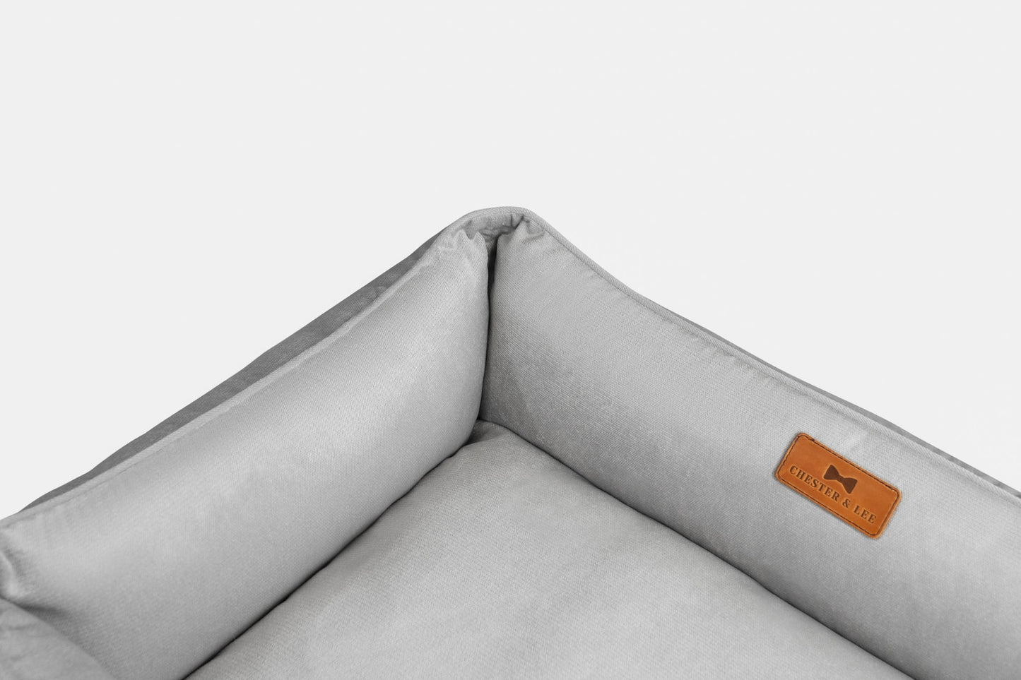 Gray Classic Velvet Sleeper Pet Bed