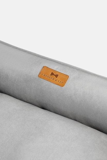 Gray Classic Velvet Sleeper Pet Bed
