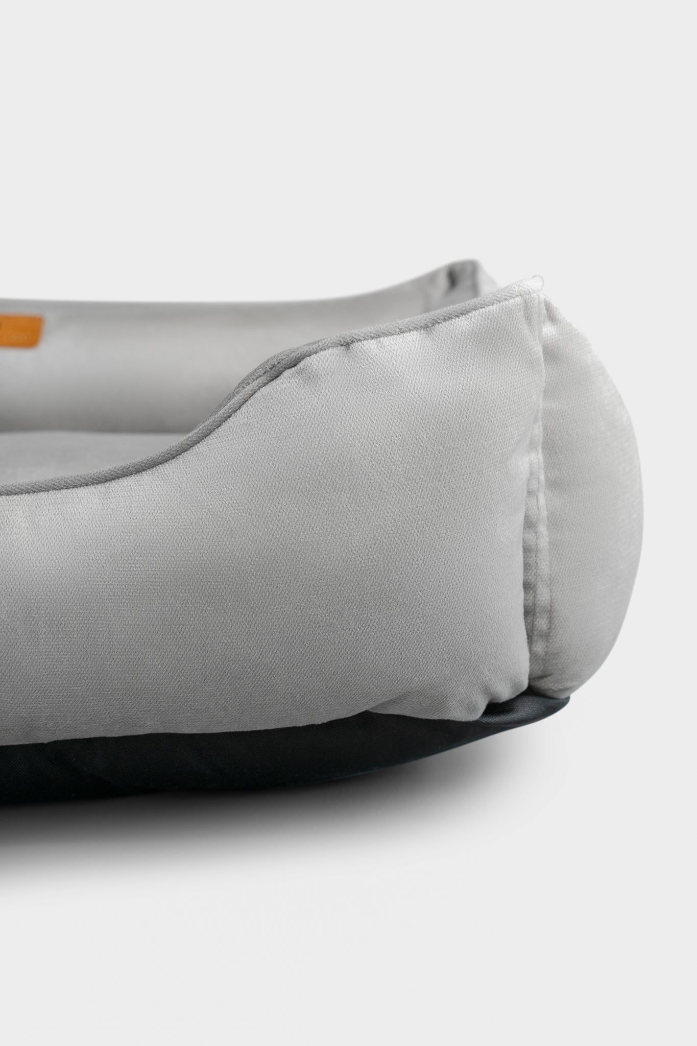 Gray Classic Velvet Sleeper Pet Bed
