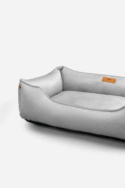 Gray Classic Velvet Sleeper Pet Bed