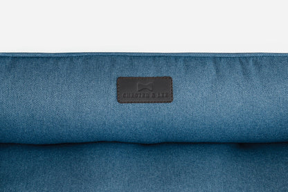 Blue Cotton Sleeper Pet Bed