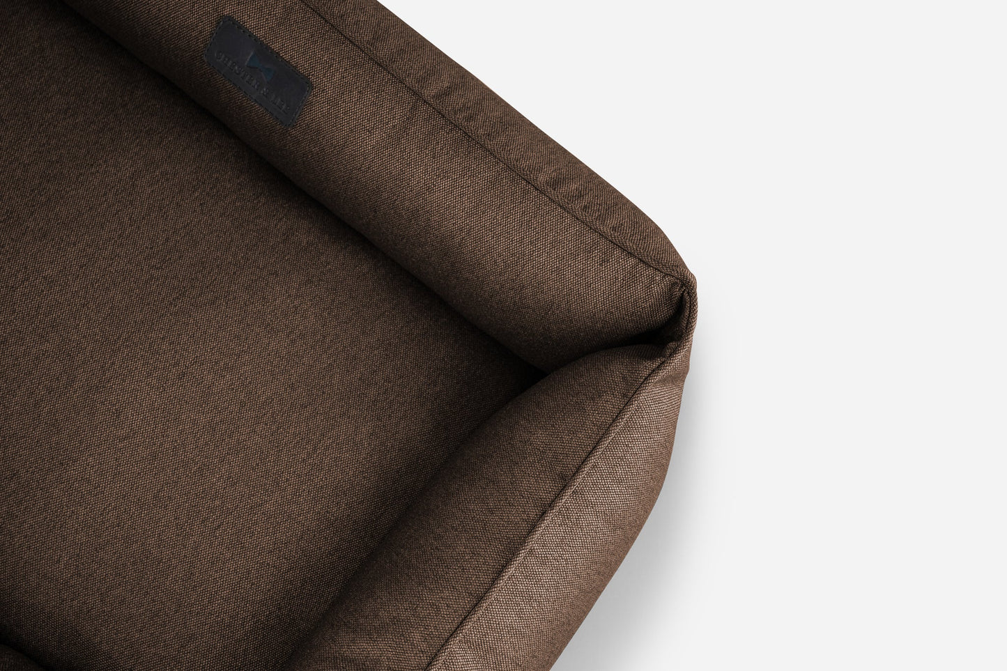 Brown Cotton Sleeper Pet Bed