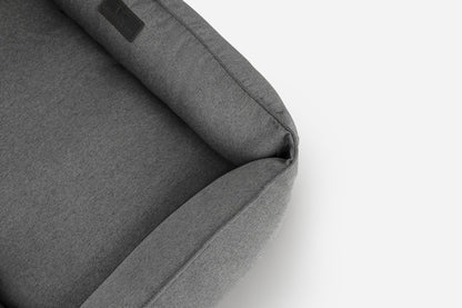 Gray Cotton Sleeper Pet Bed