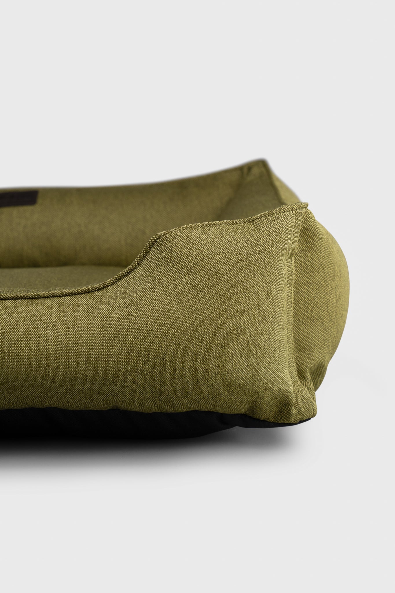 Olive Cotton Sleeper Pet Bed