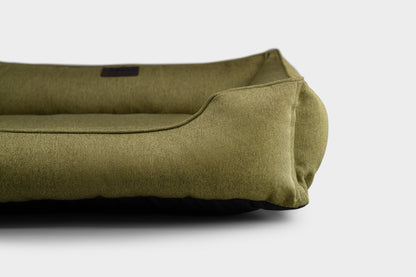 Olive Cotton Sleeper Pet Bed