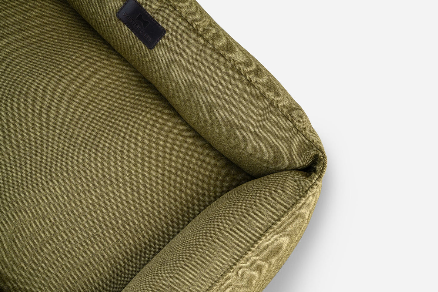 Olive Cotton Sleeper Pet Bed