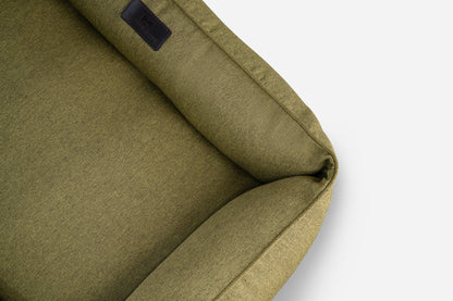 Olive Cotton Sleeper Pet Bed