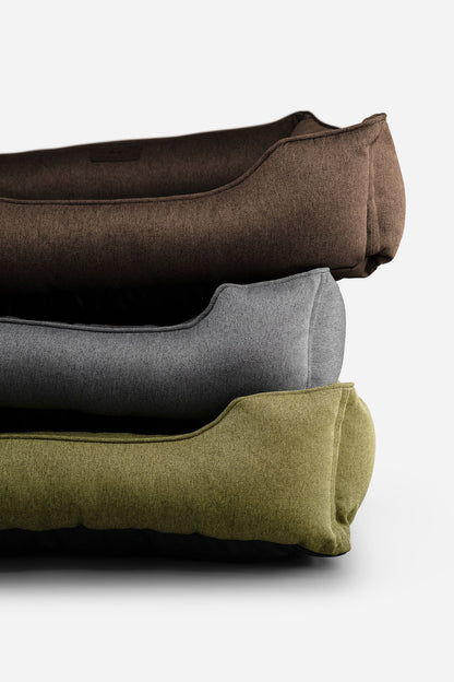 Brown Cotton Sleeper Pet Bed
