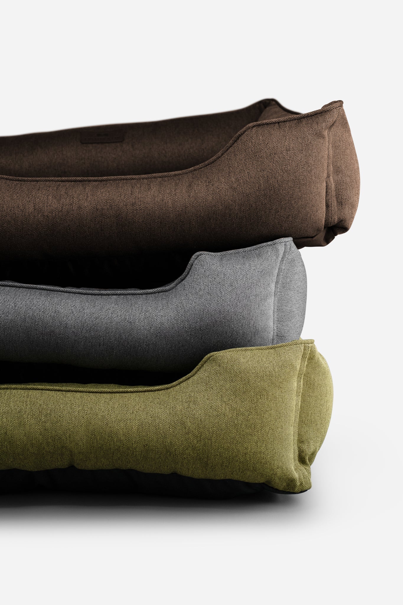 Olive Cotton Sleeper Pet Bed
