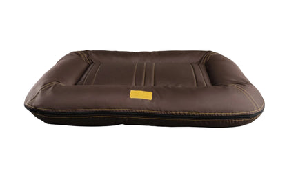 Brown Waterproof Lounger Pet Bed