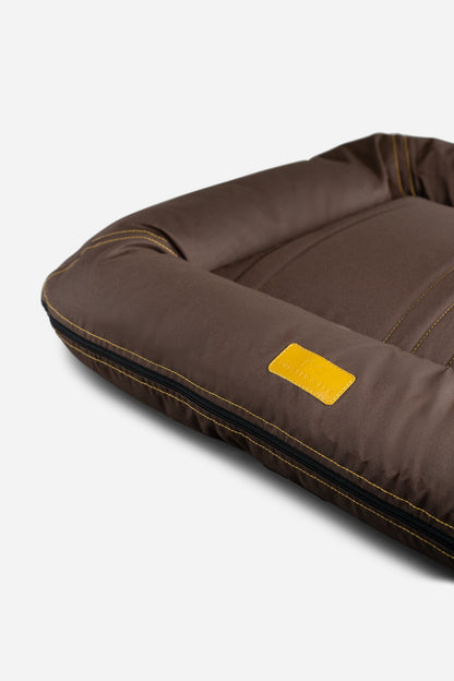 Brown Waterproof Lounger Pet Bed