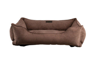 Brown Fancy Corduroy Sleeper Pet Bed