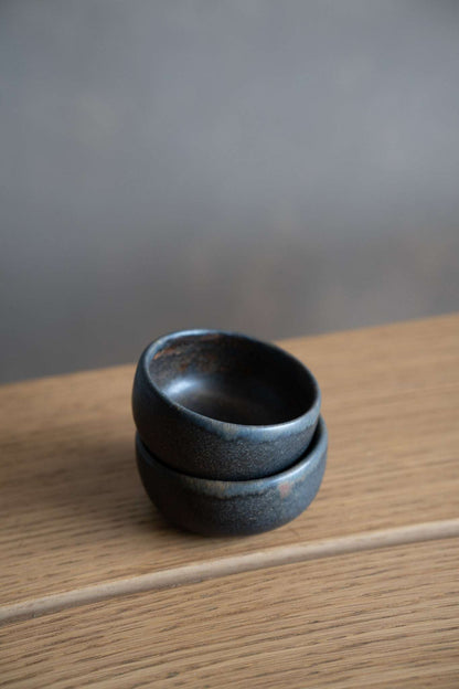 Rust Stoneware Pinch Bowl