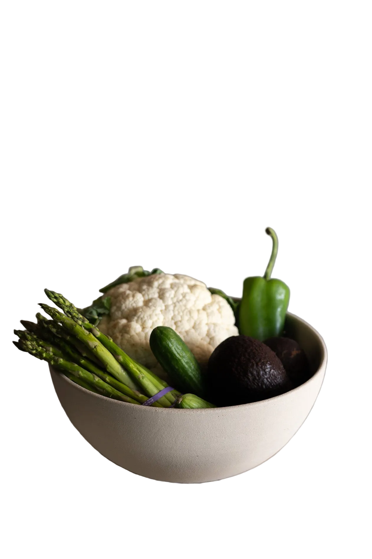 Stoneware Large Fruit Bowl with Transparent Glaze
