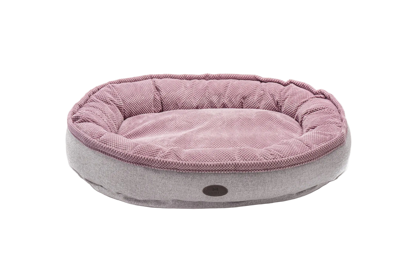 Velvet Cuddly Bagel Pet Bed